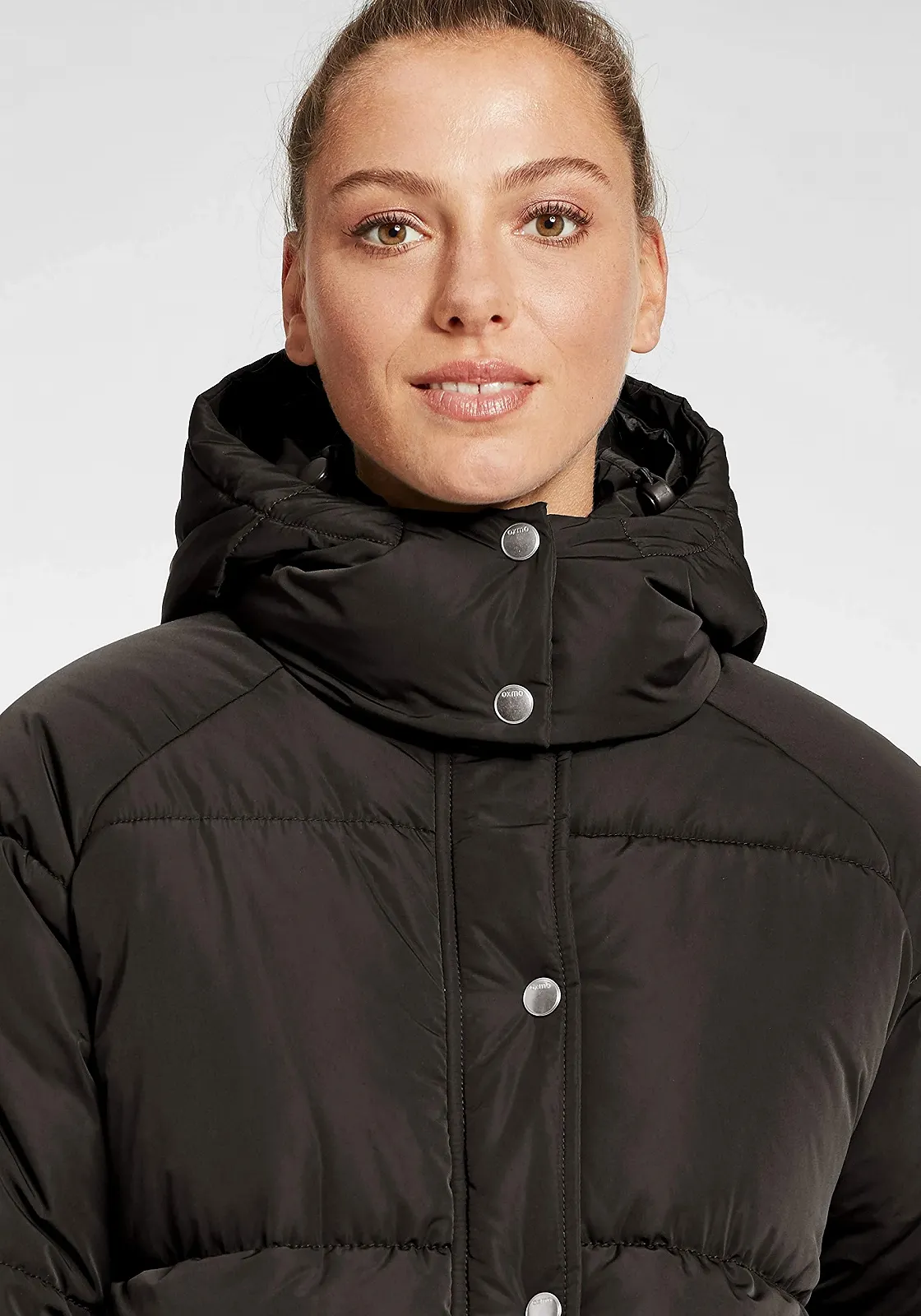 Пальто OXMO OXAlba Зимове Жіноче Парка Куртка з капюшоном стьобана, фото №5 Пальто OXMO OXAlba Зимове Жіноче Парка Куртка з капюшоном стьобана, фото №5