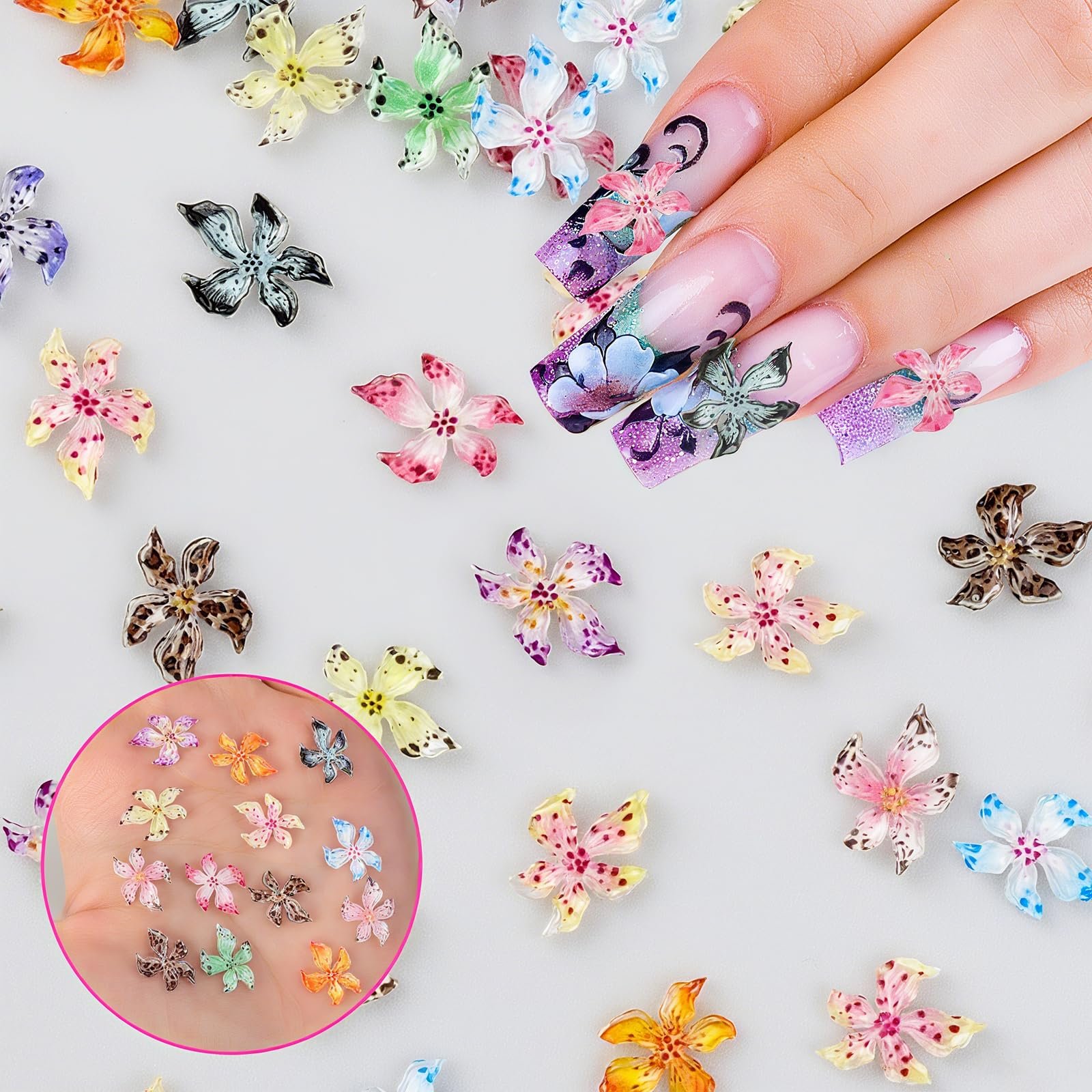 3D Цветок Без бренда Разные Цвета, 180 шт, фото №4