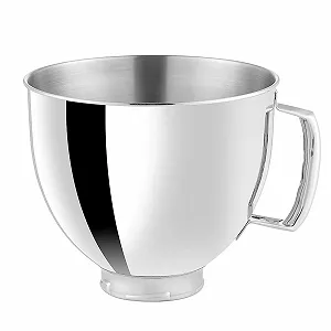 Миска для смешивания KitchenAid Classic Artisan 5 QT нержавеющая сталь с ручкой - Фото 1