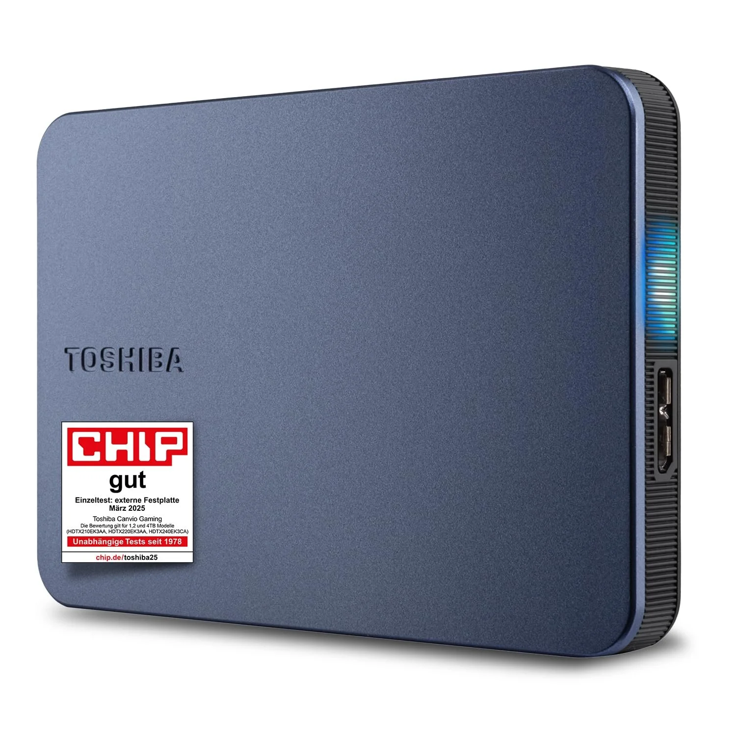 Внешний жесткий диск Toshiba Canvio Gaming HDTX220EK3AA 2TB USB 3.2 Gen 1 Black, фото №1