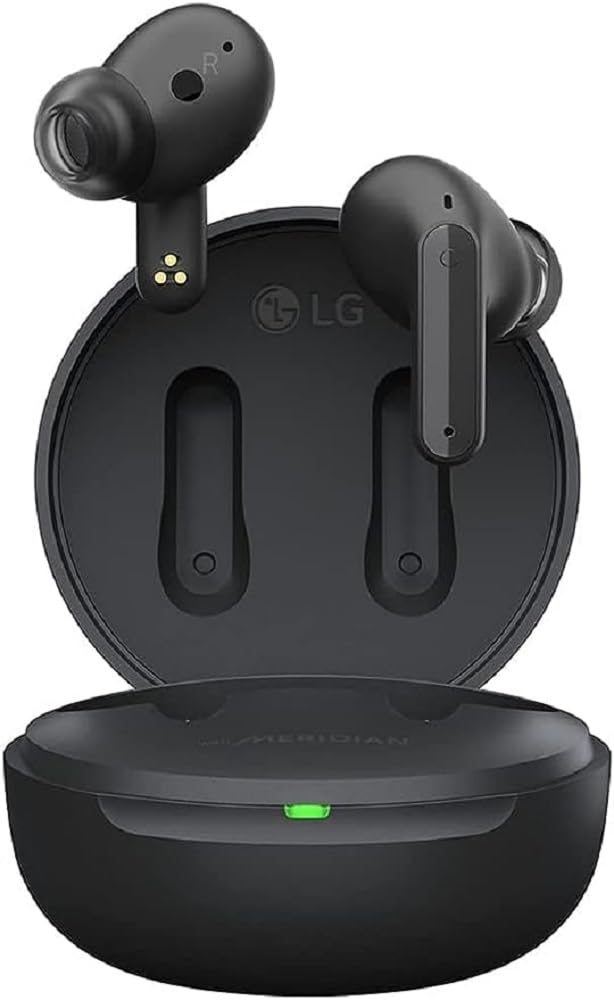 Наушники LG Tone FP5 True Wireless Bluetooth 5.2 с активным шумоподавлением Meridian Sound Dual Microphone Черные FP5 Series, фото №1