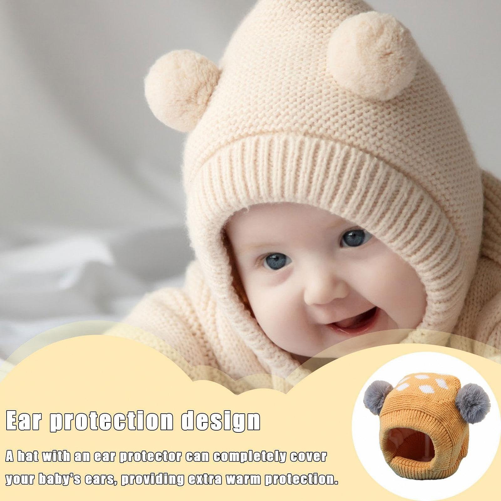 Тепла шапка з вушками N Cute жовта, фото №5 Тепла шапка з вушками N Cute жовта, фото №5