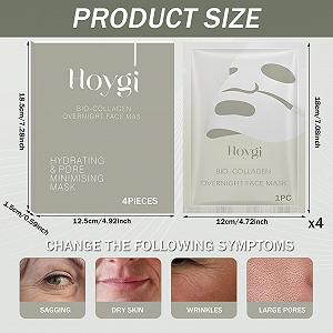 Маска Коллагеновая органическая, 4 шт в упаковке synthetic.ua - Фото 1