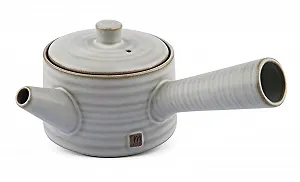 Чайник-заварник Kyusu MAOCI Сірий 500 мл Чайник-заварник з бічною ручкою для однієї руки - Фото 1