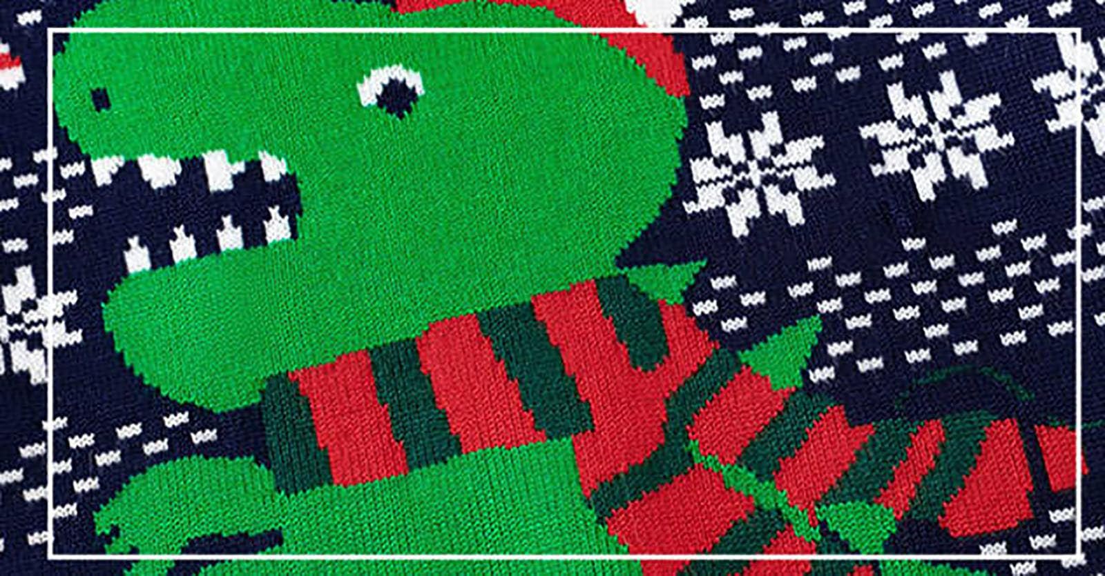 Рождественский свитер для мальчиков с динозавром, подарок для детей от 2 до 7 лет, фото №5