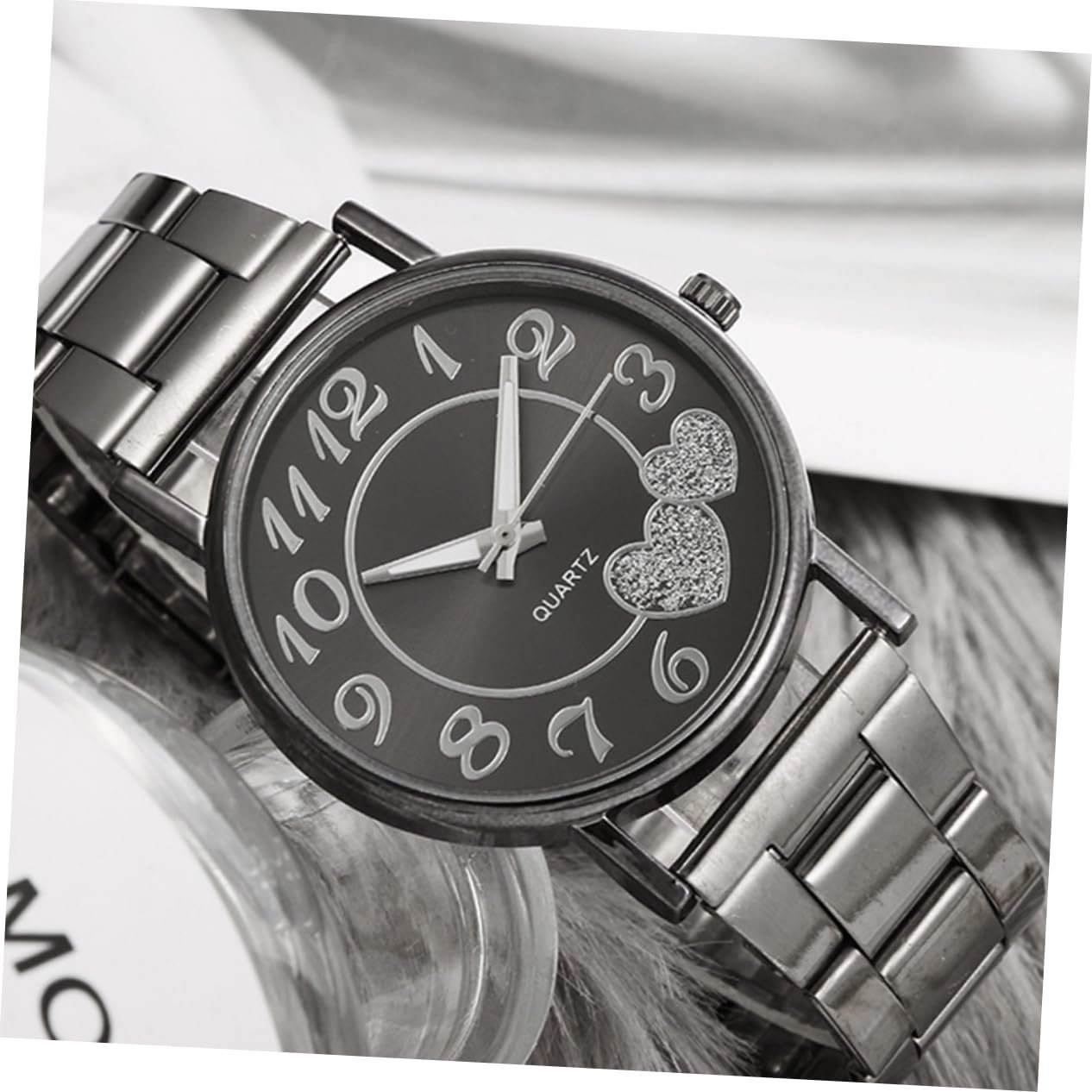 Жіночий наручний годинник Healvian, сталевий браслет, діловий дизайн, точний кварцовий механізм, фото №5 Жіночий наручний годинник Healvian, сталевий браслет, діловий дизайн, точний кварцовий механізм, фото №5