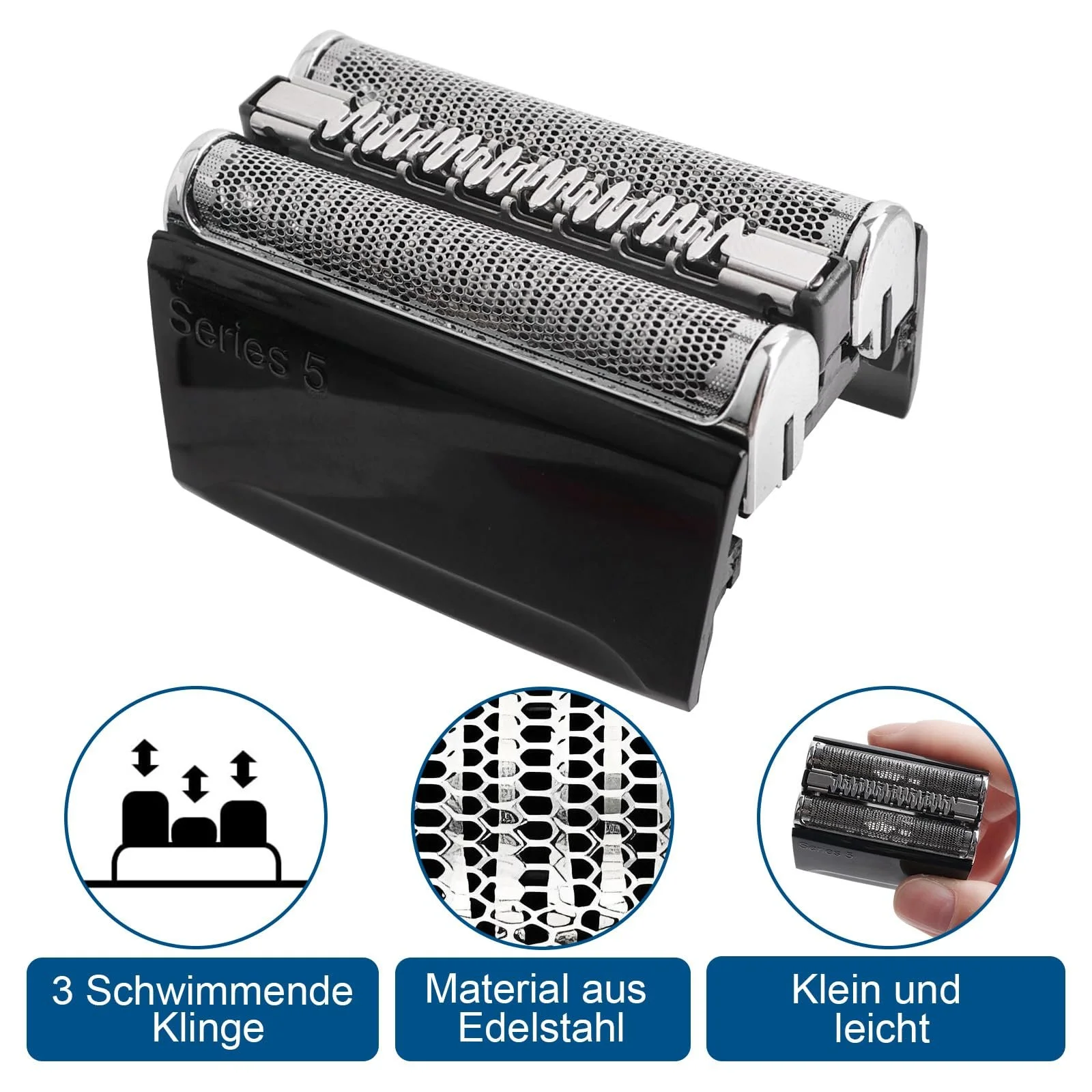 Сменная кассета для бритья Braun Series 5 52B для моделей 5018S, 5020CS, 5050CS, 5031S, фото №6