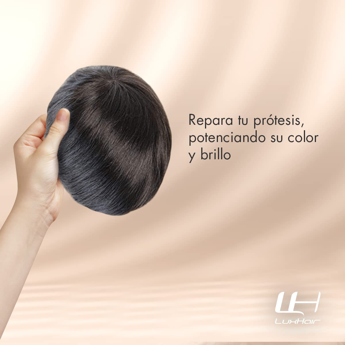 Шампунь LuxHair Живильний Захист кольору для натурального та синтетичного волосся коричневий та темний 250 мл, фото №6