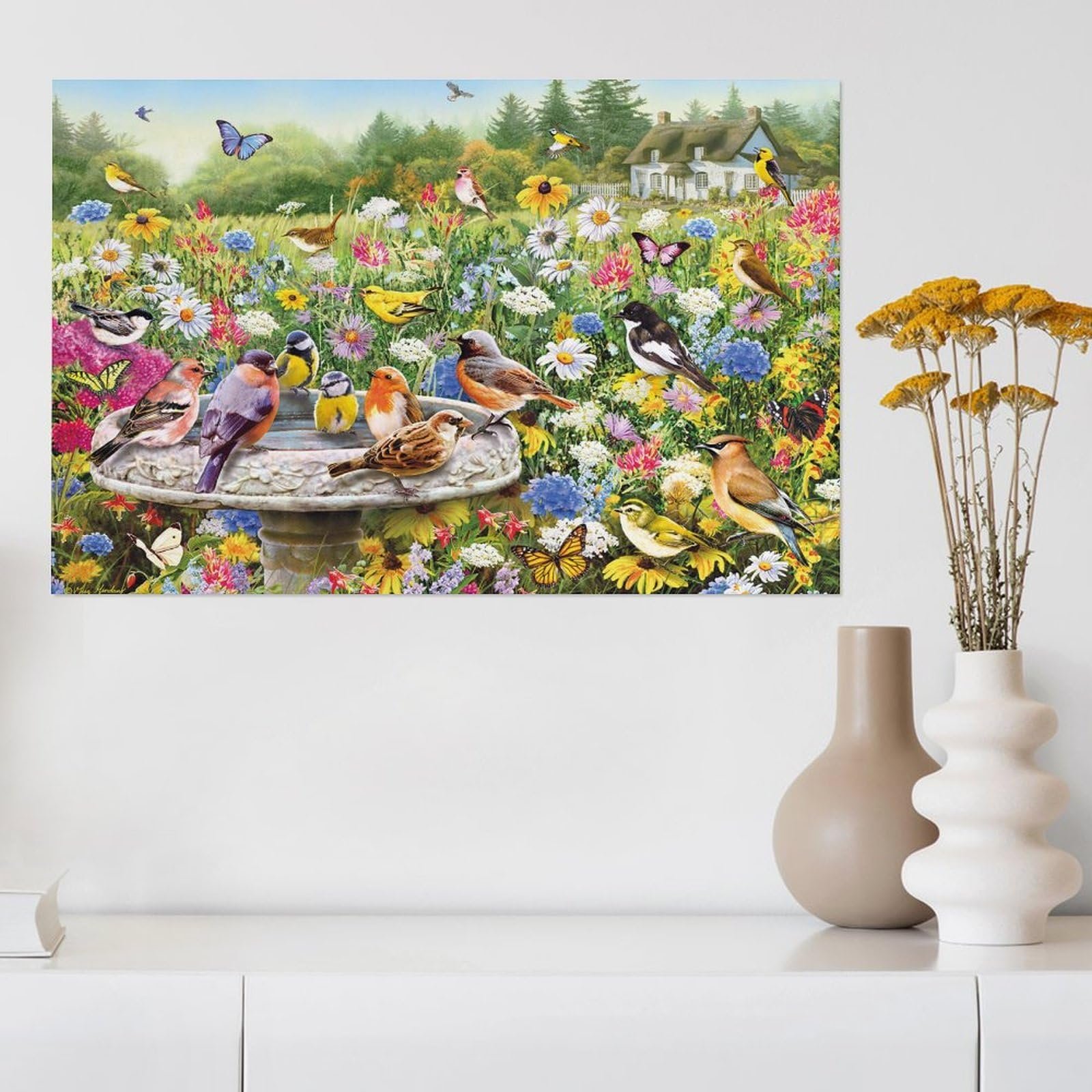 Пазл Flowers and Birds 1000 деталей бумажный 38 х 26 см 105, фото №3 Пазл Flowers and Birds 1000 деталей бумажный 38 х 26 см 105, фото №3