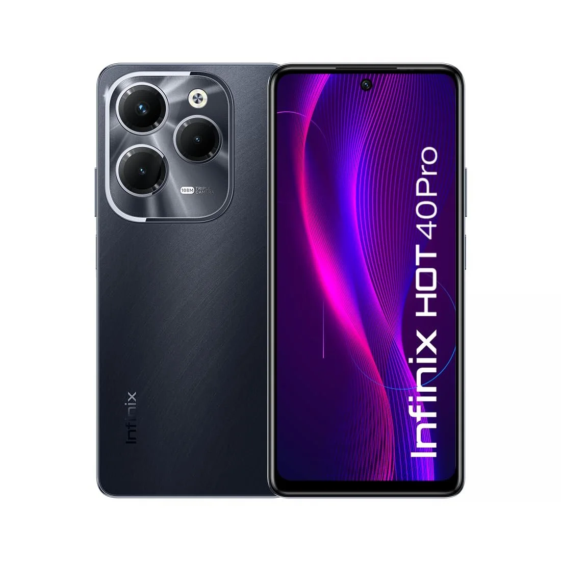 Смартфон Infinix Hot 40 Pro 8/256GB Black, фото №1
