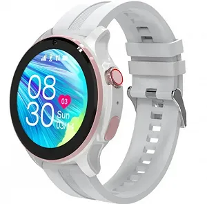 Детские умные часы SMART TabbyBoo 4G Elite с GPS / 1,4 дюйма / многоязычное меню / видеозвонок / HD-камера, SOS / Wi-Fi / IP67 / функция телефона / белый - Фото 1