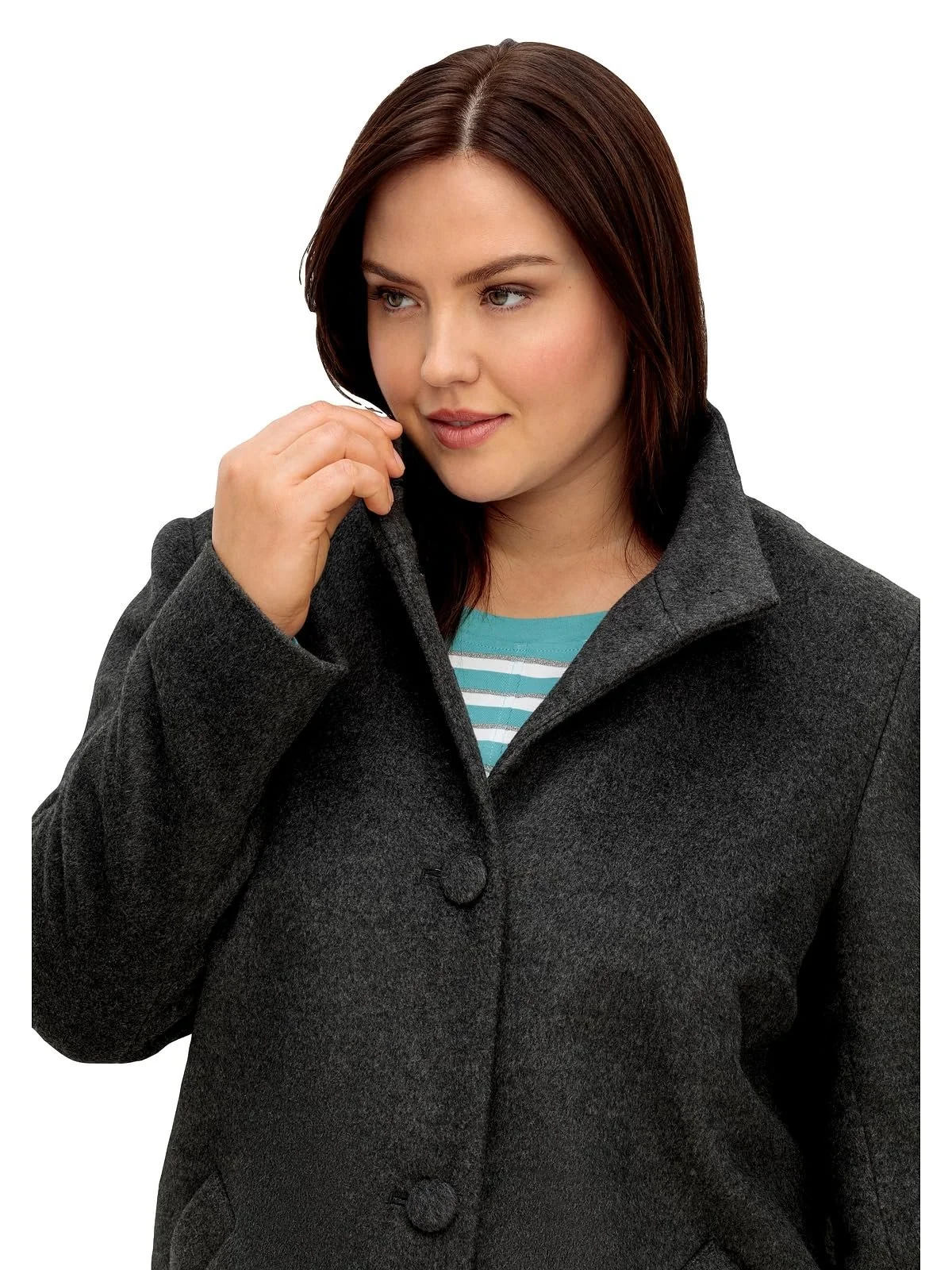 Пальто Sheegod з коміром-стійкою Зимове, фото №4 Пальто Sheegod з коміром-стійкою Зимове, фото №4