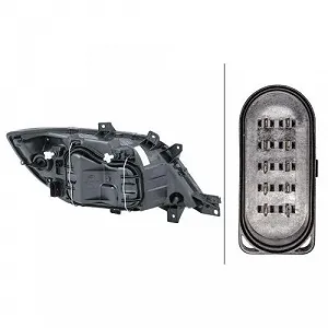 Фара головного света HELLA 1LH 246 047-071 для DAF, MERCEDES-BENZ, левая synthetic.ua - Фото 1