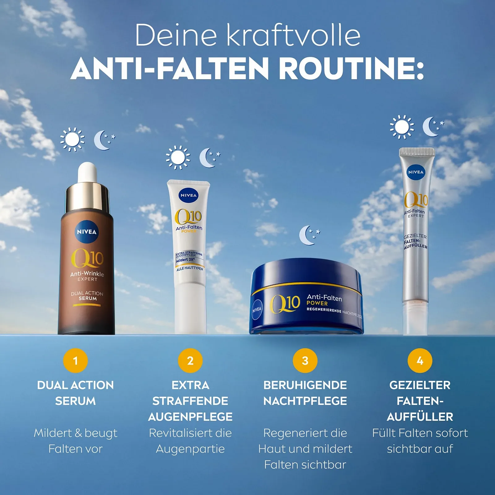 Нічний крем NIVEA Q10 Anti-Wrinkle Power Regenerating 50 мл, фото №7 Нічний крем NIVEA Q10 Anti-Wrinkle Power Regenerating 50 мл, фото №7