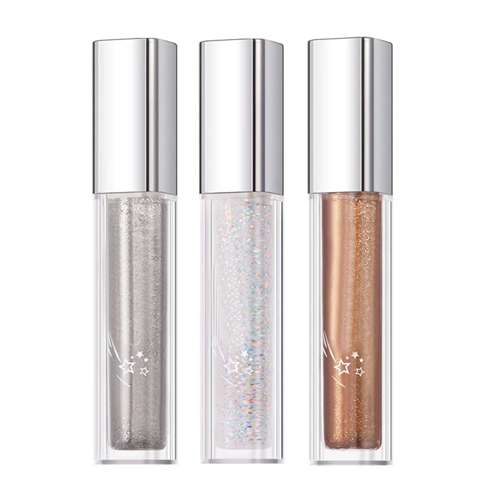 Жидкие тени для век Хамелеон Блестки Металлик, фото №4