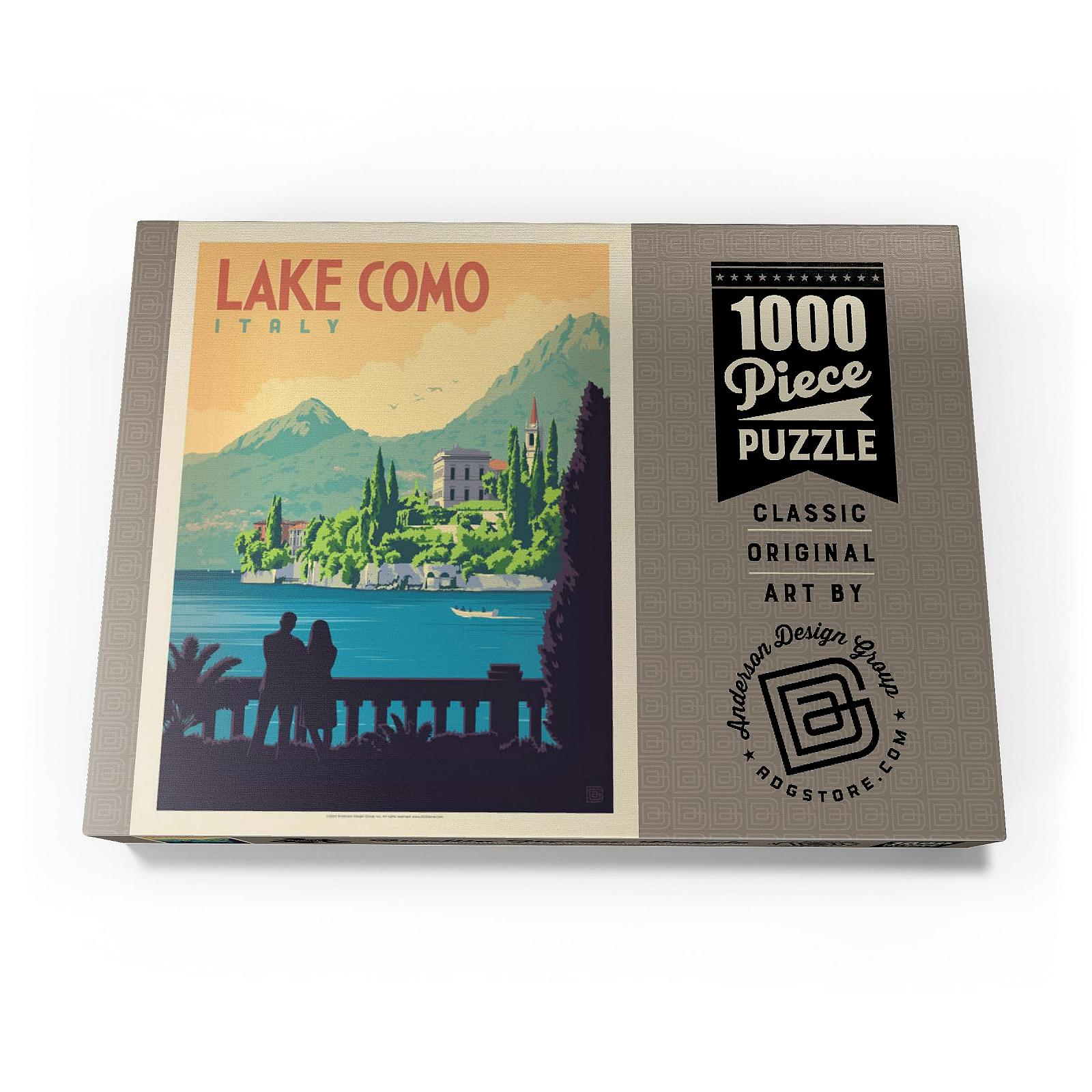 Пазл MyPuzzle Special Collection by Anderson Design Group Italy: Lake Como, Vintage Poster 1000 элементов, фото №4