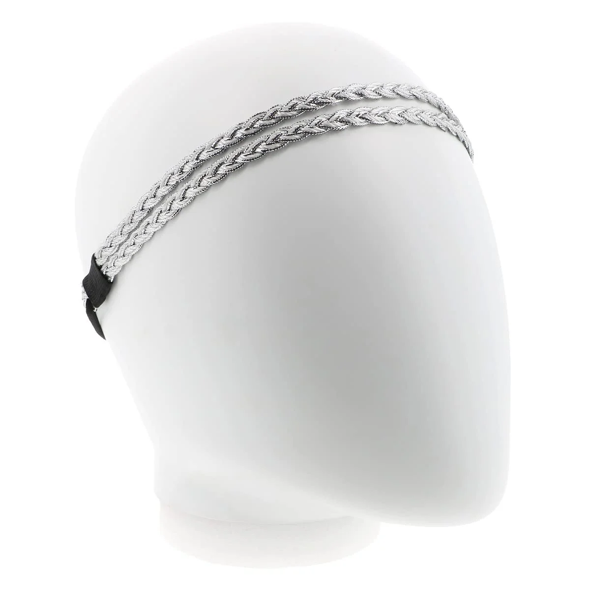 Пов'язка на голову Срібляста Блискуча Жіноча, фото №3