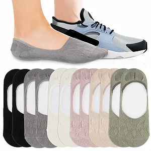 Шкарпетки Без Сліду Жіночі Багатокольорові (6 пар) Бавовна (36-40) - Фото 1