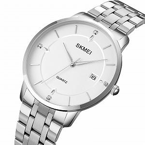 Годинник Skmei 1801SSI Silver Case Mesh Band synthetic.ua - Фото 1