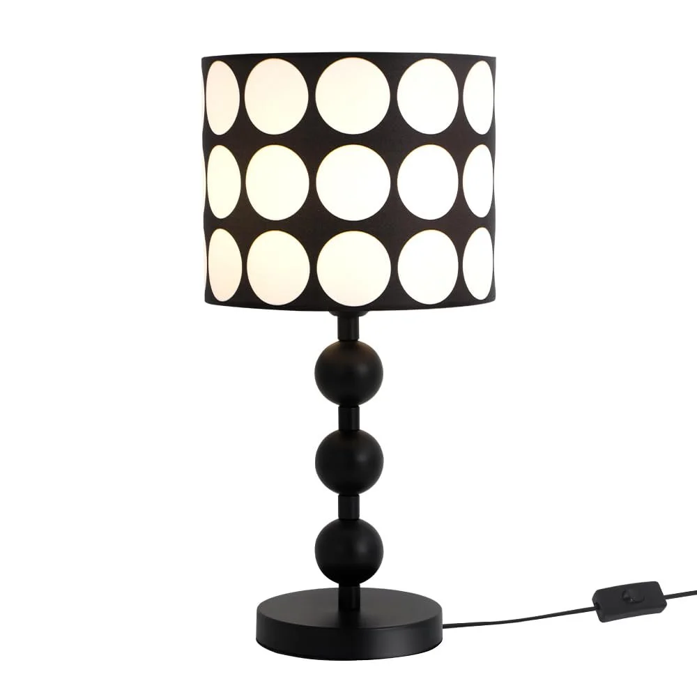 Настільна лампа ELINKUME Сучасна Приліжкова 3 колірні температури 50 см Чорна, фото №8