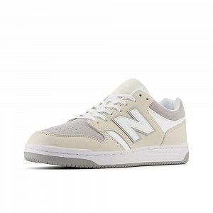 Кросівки New Balance BB480Lgm Білий Сірий - Фото 1