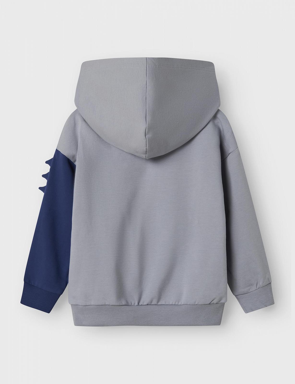 Реглан NAME IT для хлопчиків Nmmnash LS Nreg Sweat Wh Bru Box, фото №2