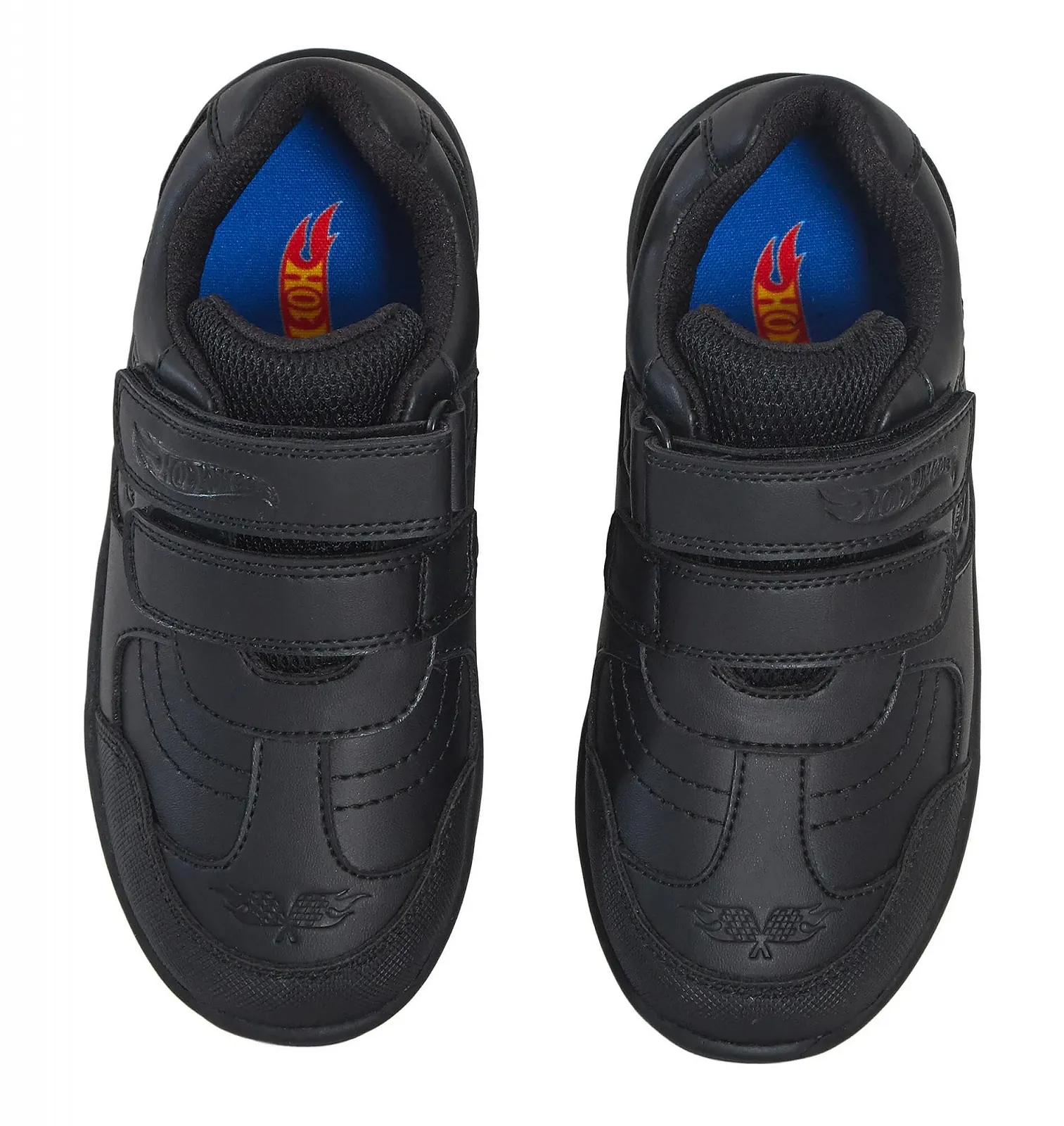 Кросівки Hot Wheels для хлопчиків, шкільні, гоночна машина, чорні, не залишають слідів, зручні застібки, фото №3