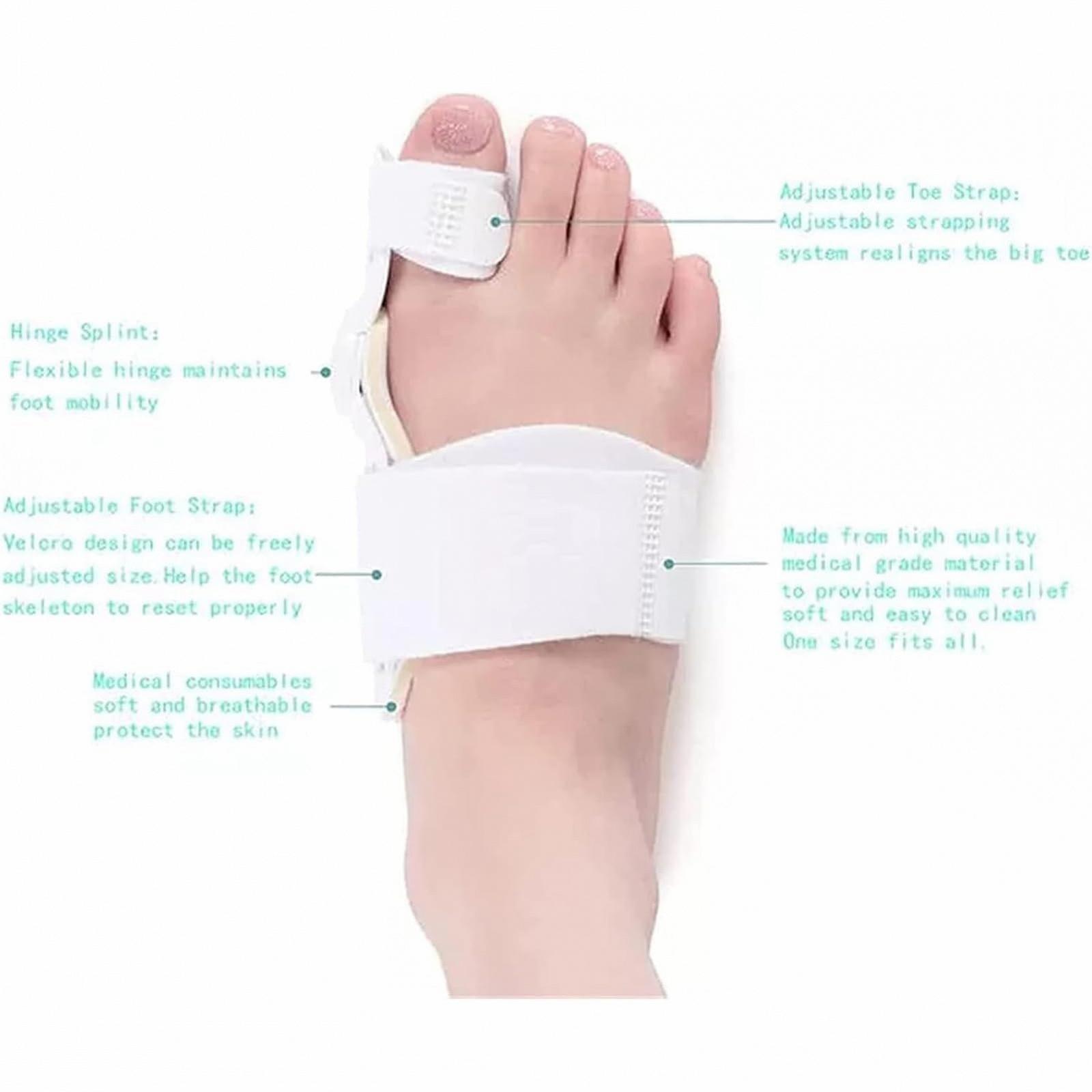 Коректор Вальгусної Деформації 2 шт. Регульована Шина, фото №5