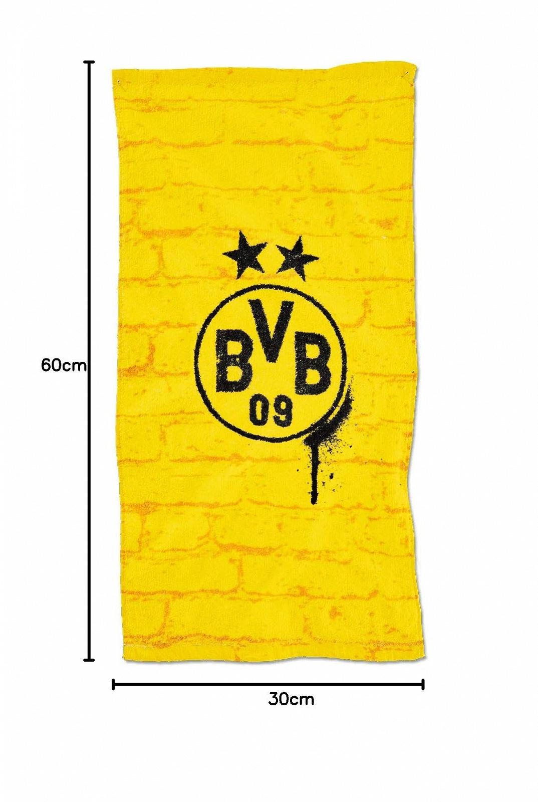 Набор Магическое полотенце и Гель для душа 2-в-1 Borussia Dortmund BVB BVB 09 60 x 30 см, 200 мл, Хлопок Черный/Желтый, фото №8
