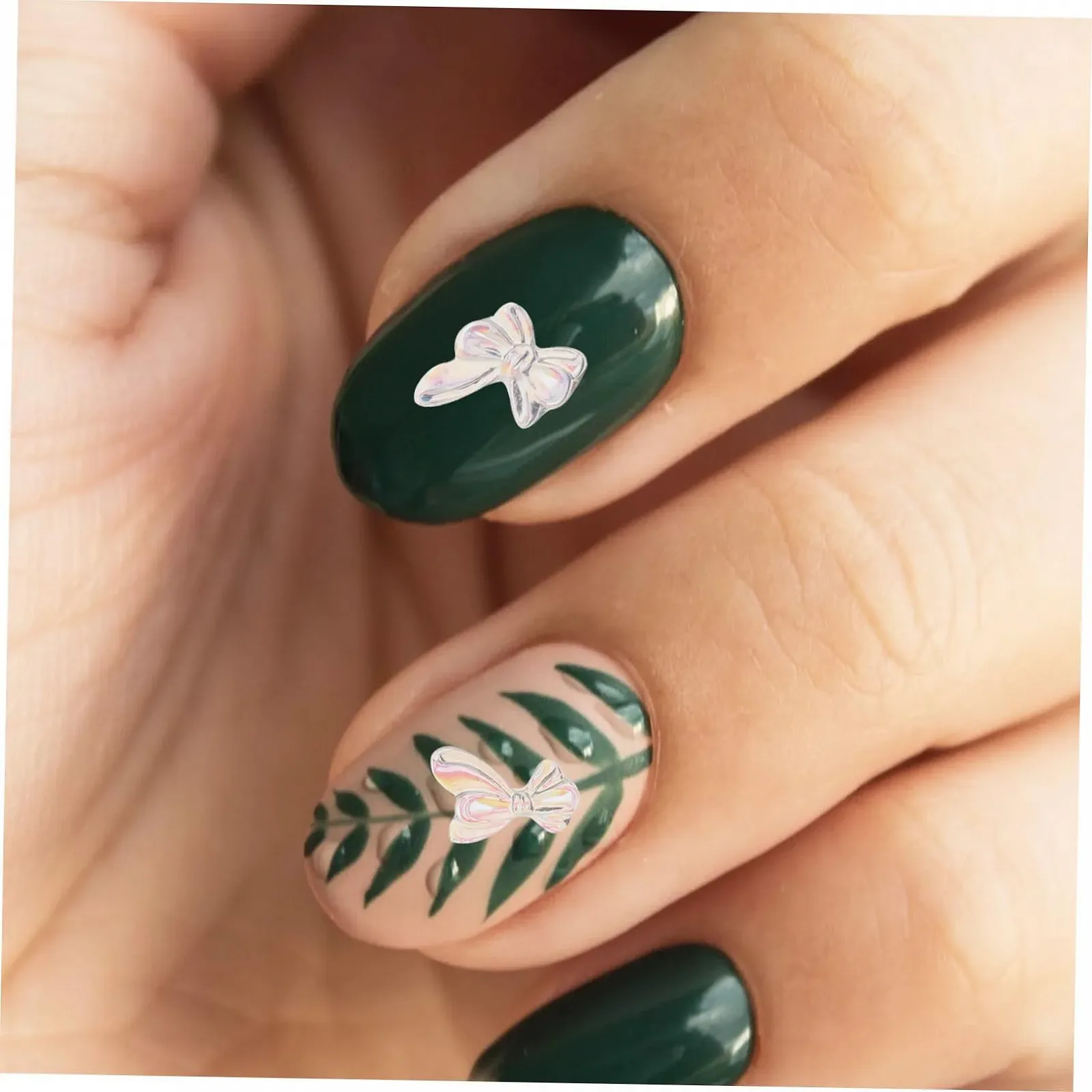 Прикраса для нігтів, підвіска для з бантиком, фото №9