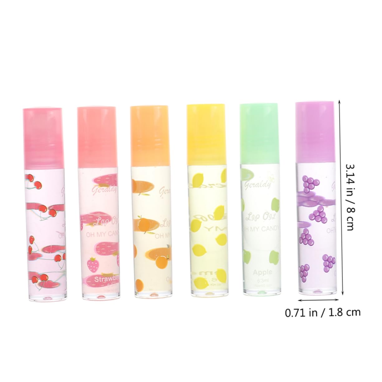 Блеск для губ Healvian 7 Made of Fruit С изменением цвета Свежий Защита губ Увлажняющий Тинт для губ Блестящий Пятно Портативная Жидкая помада, фото №3