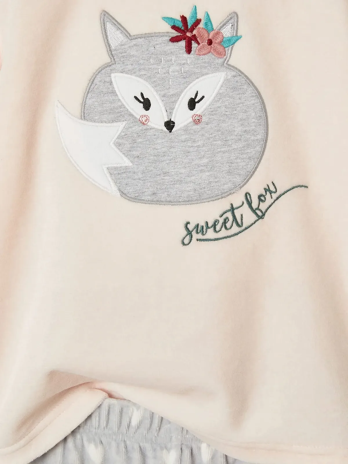 Піжама Vertbaudet для дівчинки, Лисиця, фото №4