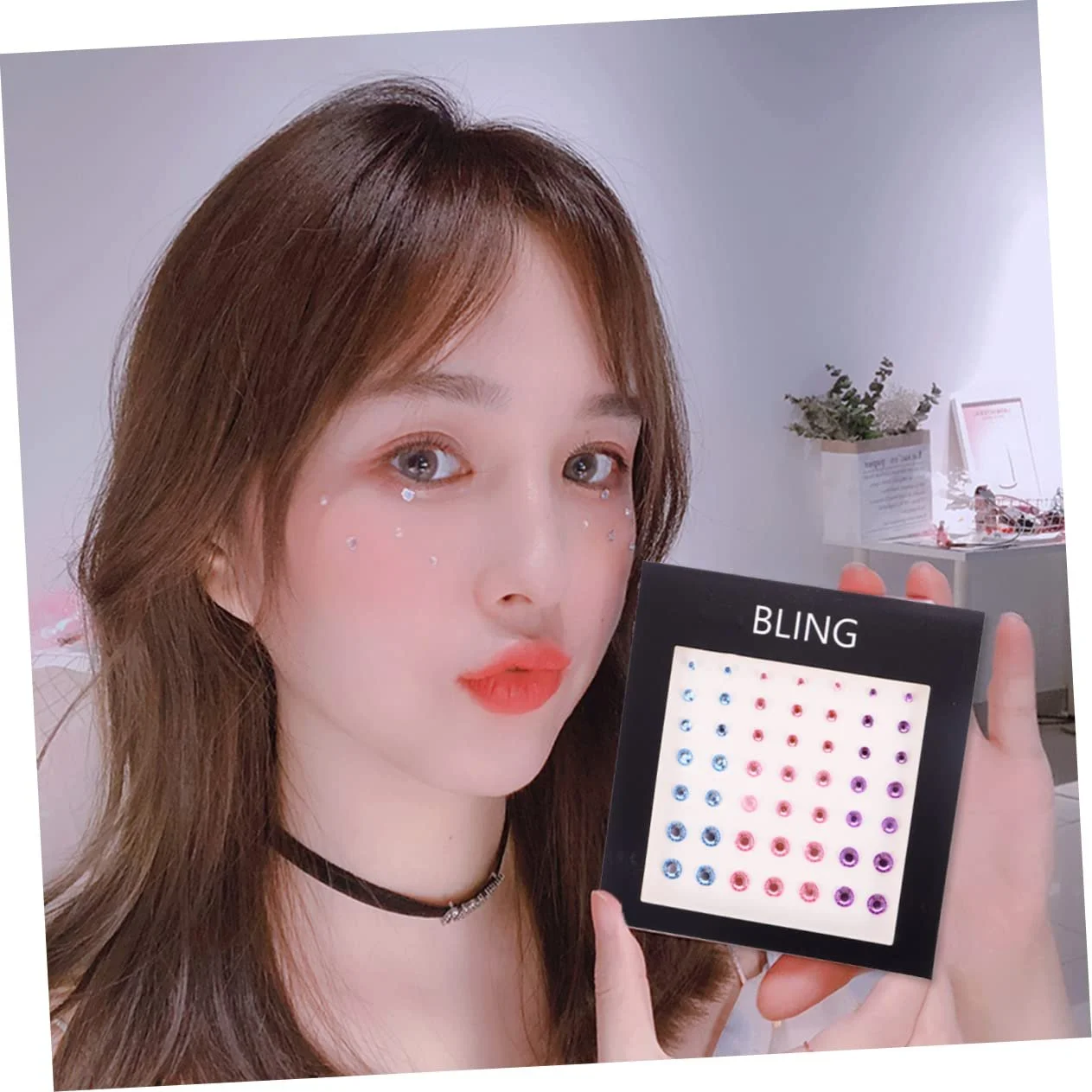 Стрази Самоклеючі NUOBESTY 18 аркушів Різні форми та кольори, фото №6