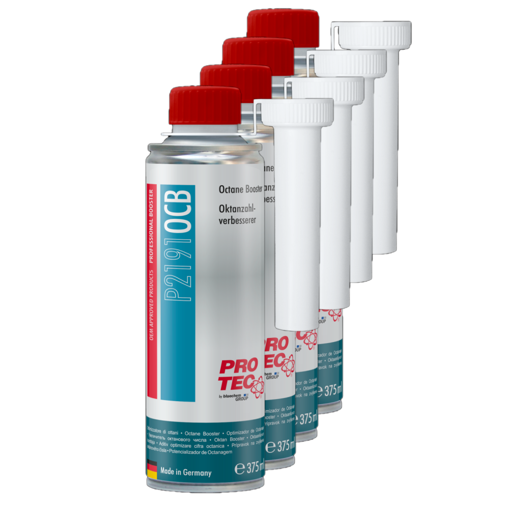 Октанопідвищувальна присадка PROTEC P2191 4x 375 мл Підвищує октанове число до 5 одиниць, фото №1