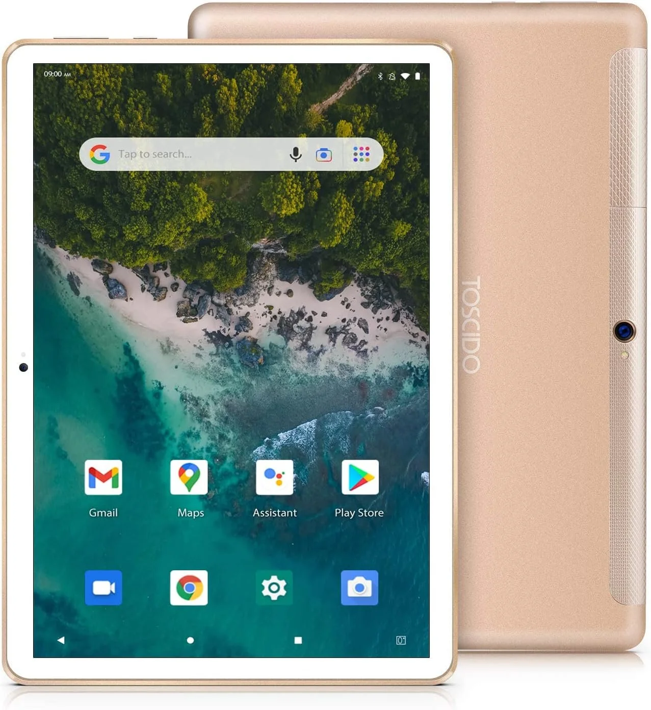 Планшет 10.1" TOSCiDO X104 4/64ГБ 4G 2-SIM 8 ядер Android 10 6000 mAh Gold, фото №1 Планшет 10.1" TOSCiDO X104 4/64ГБ 4G 2-SIM 8 ядер Android 10 6000 mAh Gold, фото №1