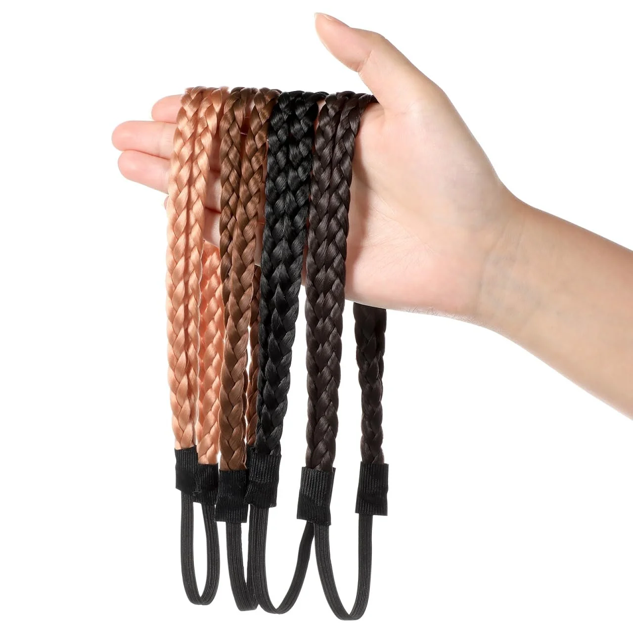 Еластичні плетені пов'язки на голову Lurrose, фото №4