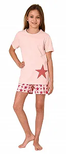 Пижама для девочки с короткими рукавами Star Look, 122 405 10 702 - Фото 1