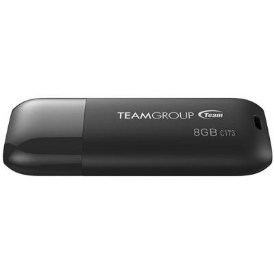 USB флеш-накопитель Team 8GB C173 Pearl Black USB 2.0 TC1738GB01, фото №2
