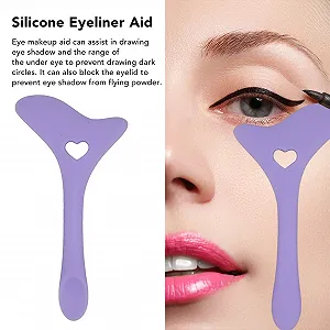 Інструмент для підводки очей Багаторазова Силіконовий  Фіолетовий synthetic.ua - Фото 1