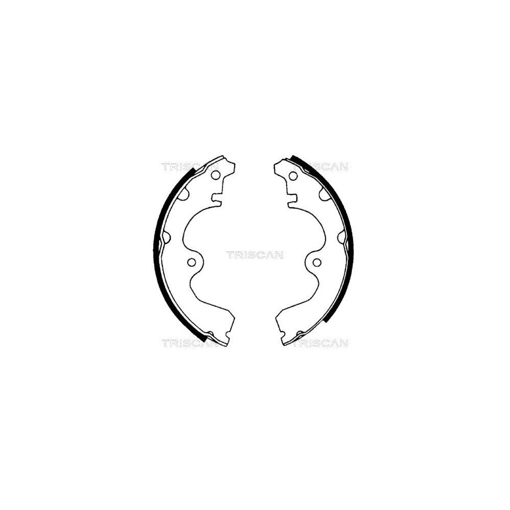 Комплект гальмівних колодок TRISCAN 8100 13534 для TOYOTA, задня вісь, фото №1