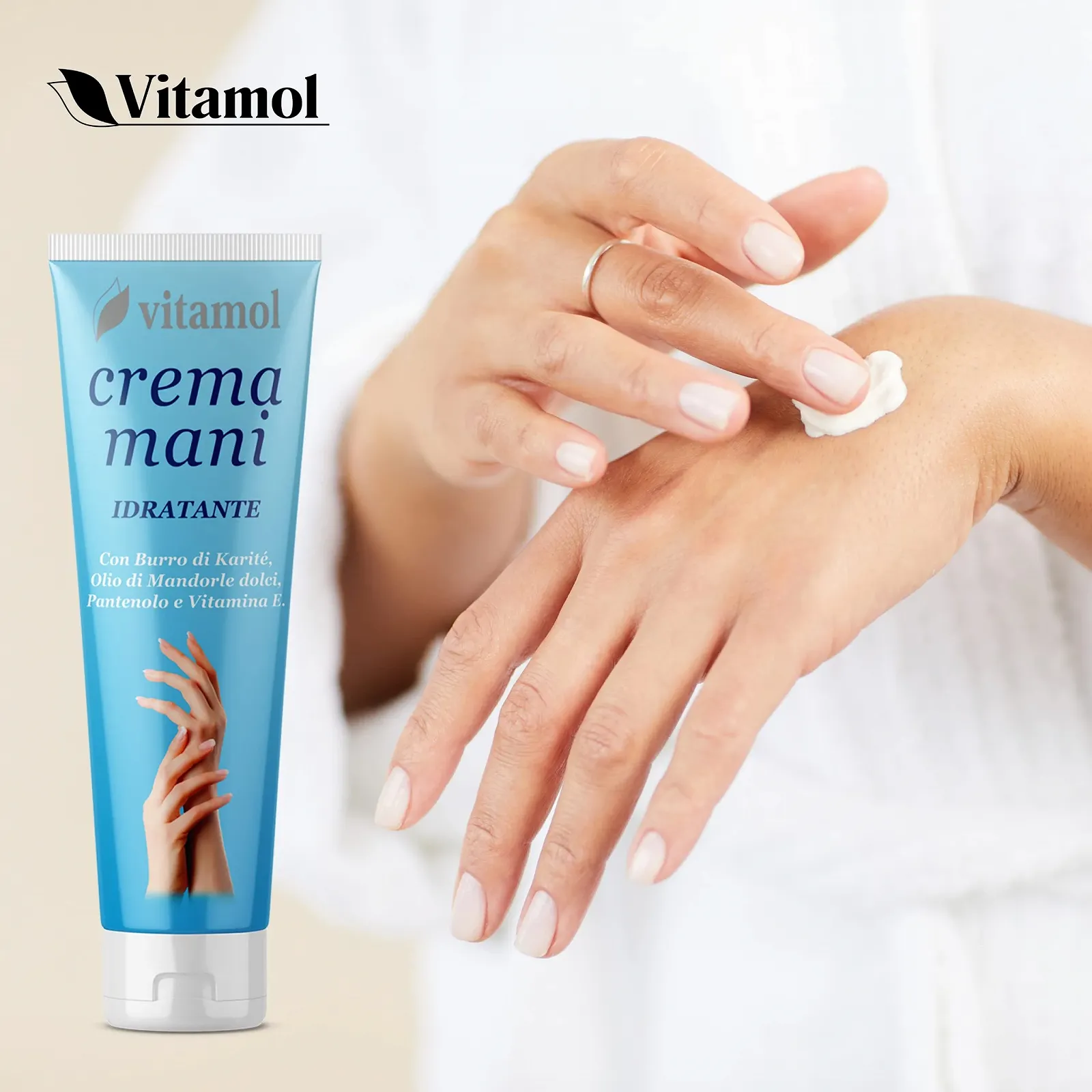 Крем для рук Vitamol Зволожуючий для сухої, потрісканої та почервонілої шкіри рук 100 мл, фото №6