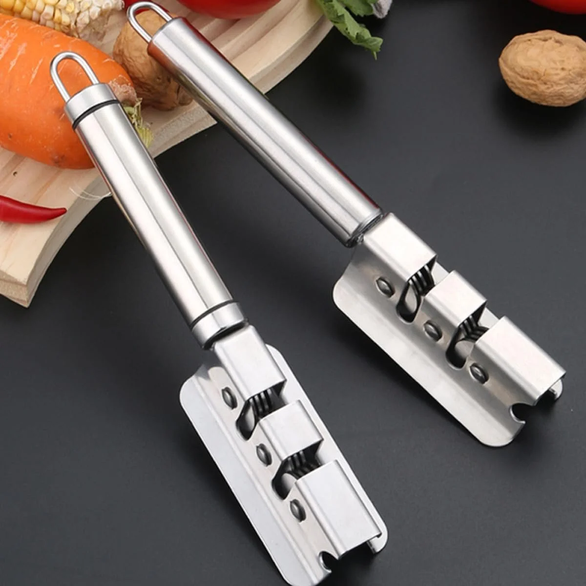 Точилка для ножниц и ножей Veemoon настольная из нержавеющей стали эргономичная с нескользящим основанием, фото №4