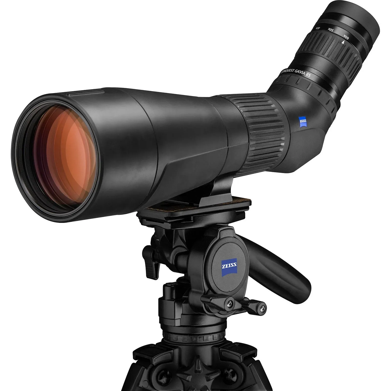 Бінокль Zeiss Conquest Gavia 30-60X85 HD похилий Чорний, фото №9