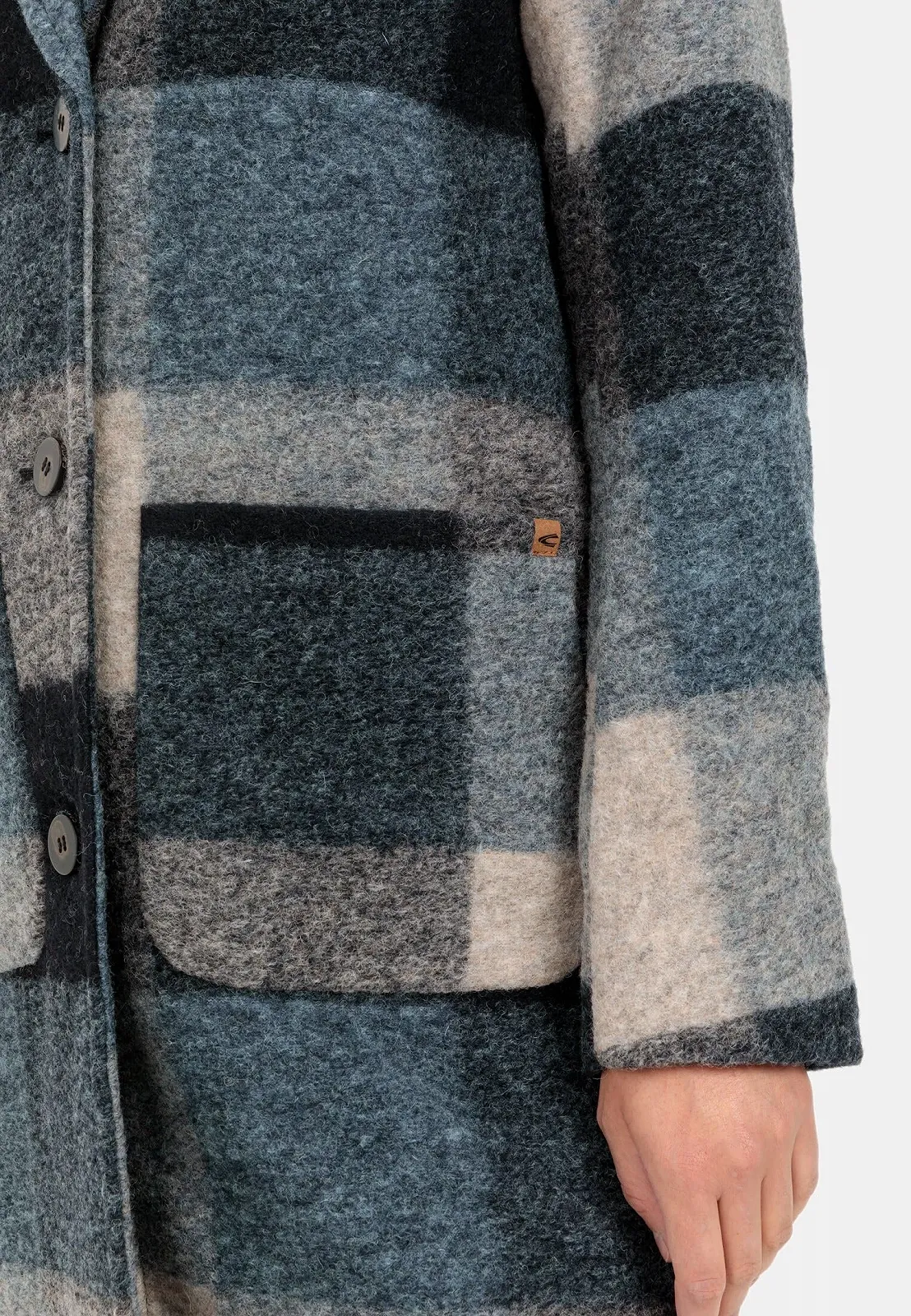 Пальто camel active Вовна Картатий, фото №6 Пальто camel active Вовна Картатий, фото №6