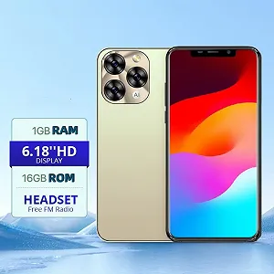 Смартфон 6,11 дюйма Двойная камера 1 ГБ RAM 16 ГБ ROM 3G WCDMA: 850/1700/2100 МГц Dual SIM Android Желтый synthetic.ua - Фото 1
