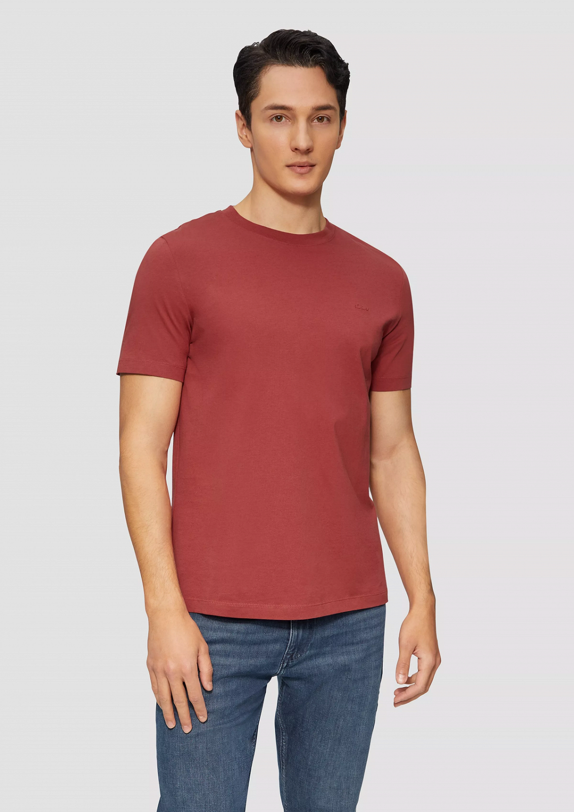 Футболка s.Oliver Crew Neck 2165525.3556 Красный XL, фото №1