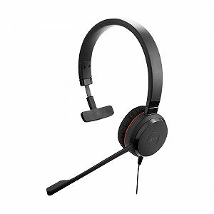 Моно гарнітура Jabra Evolve 30 - навушники Unified Communications для VoIP з пасивним придушенням шуму - гніздо 3.5 мм - чорний - Фото 1