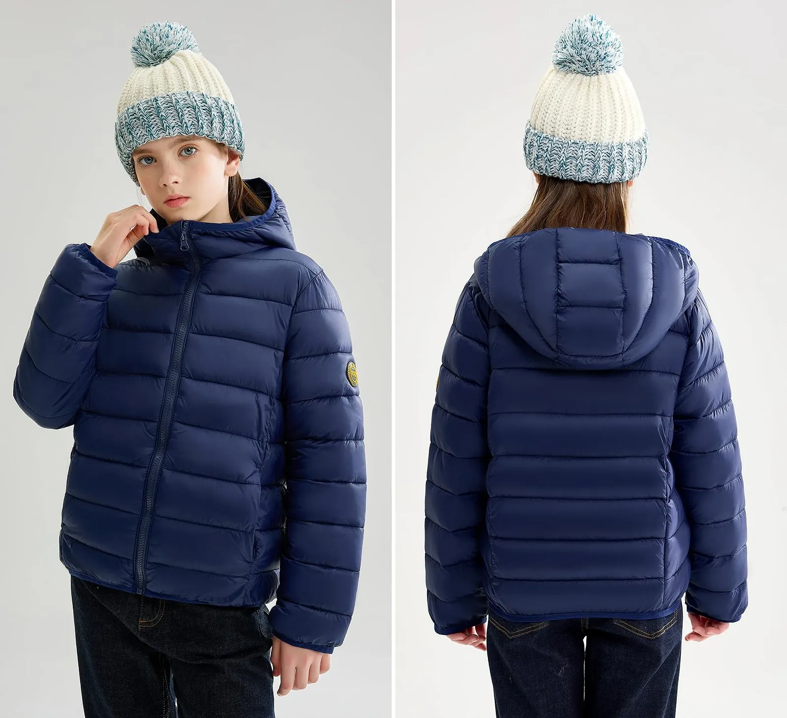 Куртка дитяча зимова пухова maoo garden для дівчаток та хлопчиків, фото №3