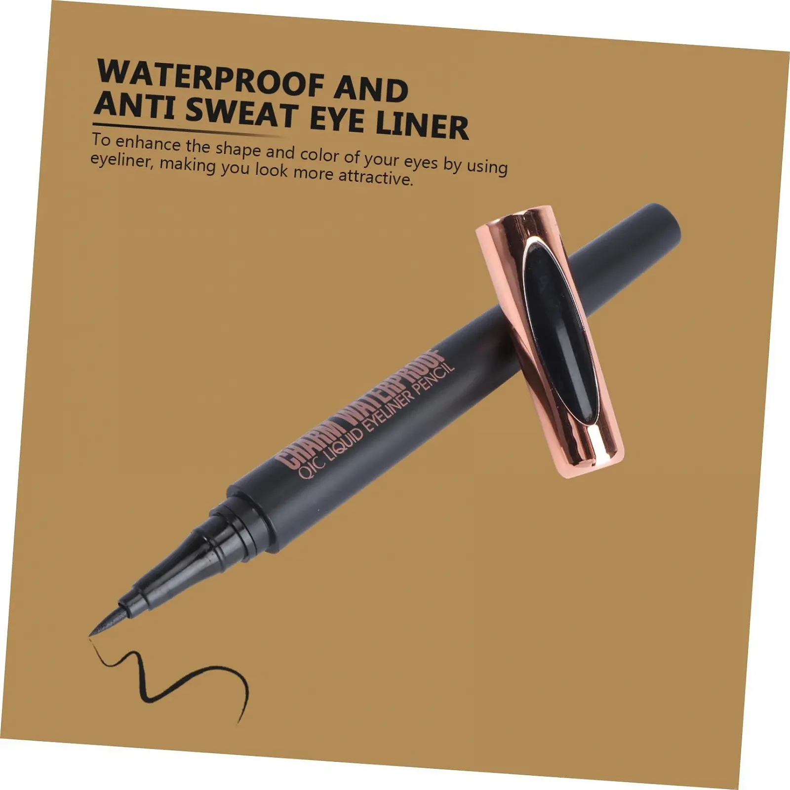 Підводка для очей FRCOLOR, водостійка, чорний, фото №6