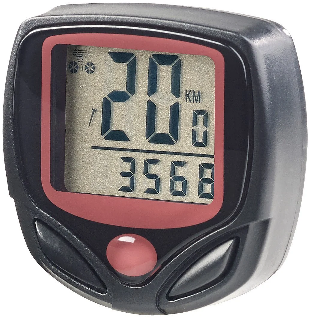 Одометр PEARL Sports набор из 2 шт. 15-в-1 велокомпьютер LCD дисплей IP44, фото №4